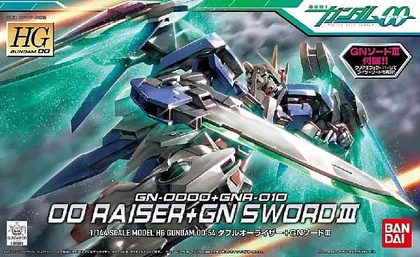 HG 00 RAISER + GN SWORD III 1/144